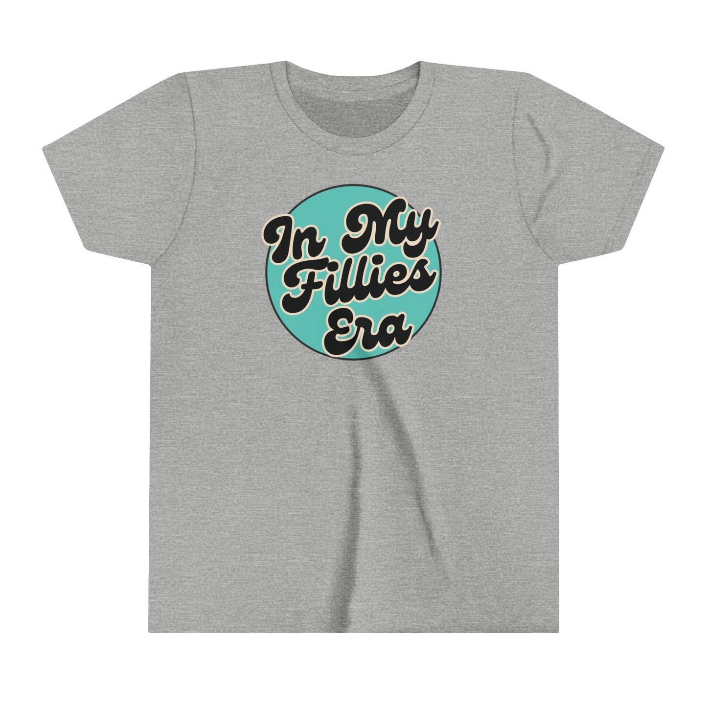 Teal In My Fillies Era Youth Short Sleeve Tee