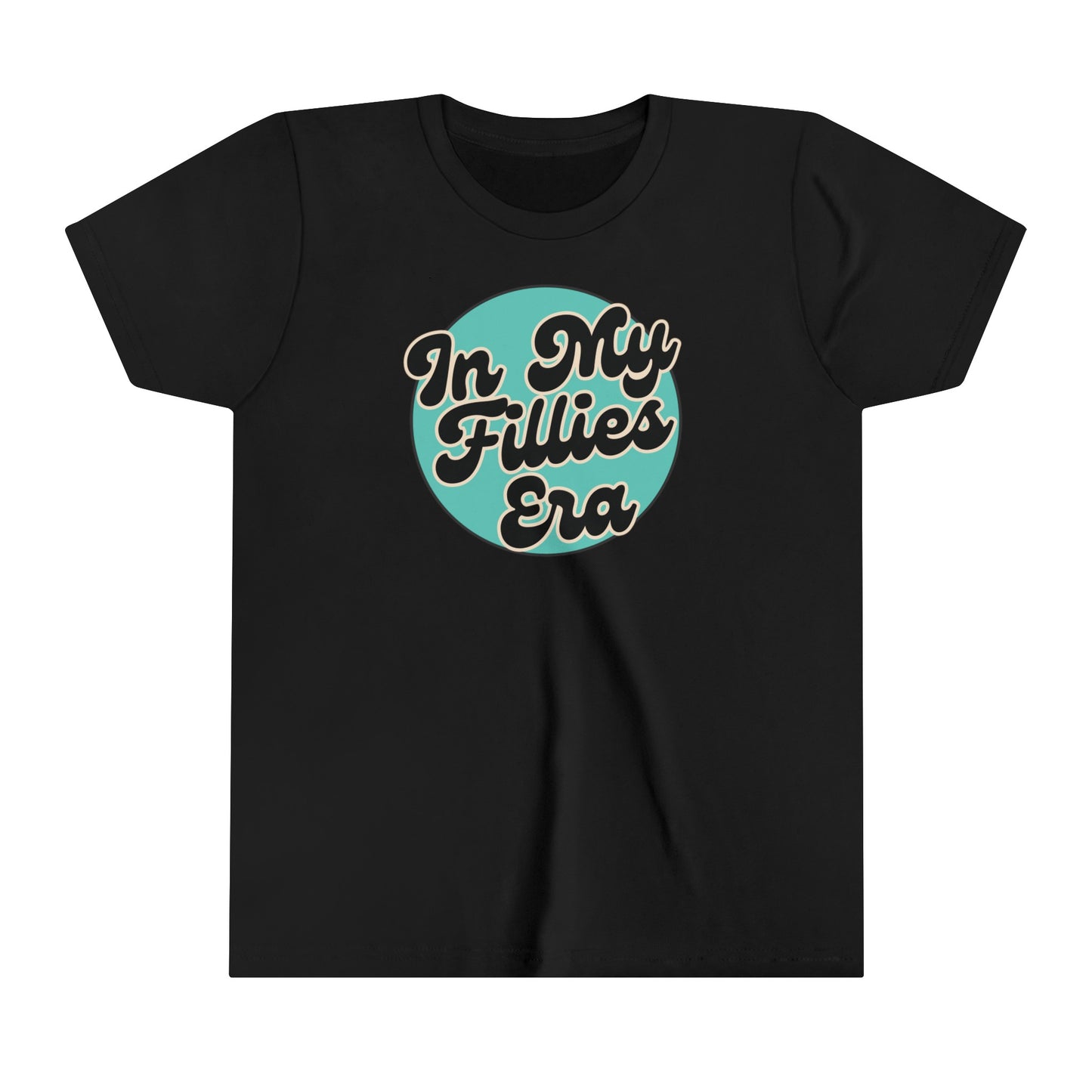 Teal In My Fillies Era Youth Short Sleeve Tee