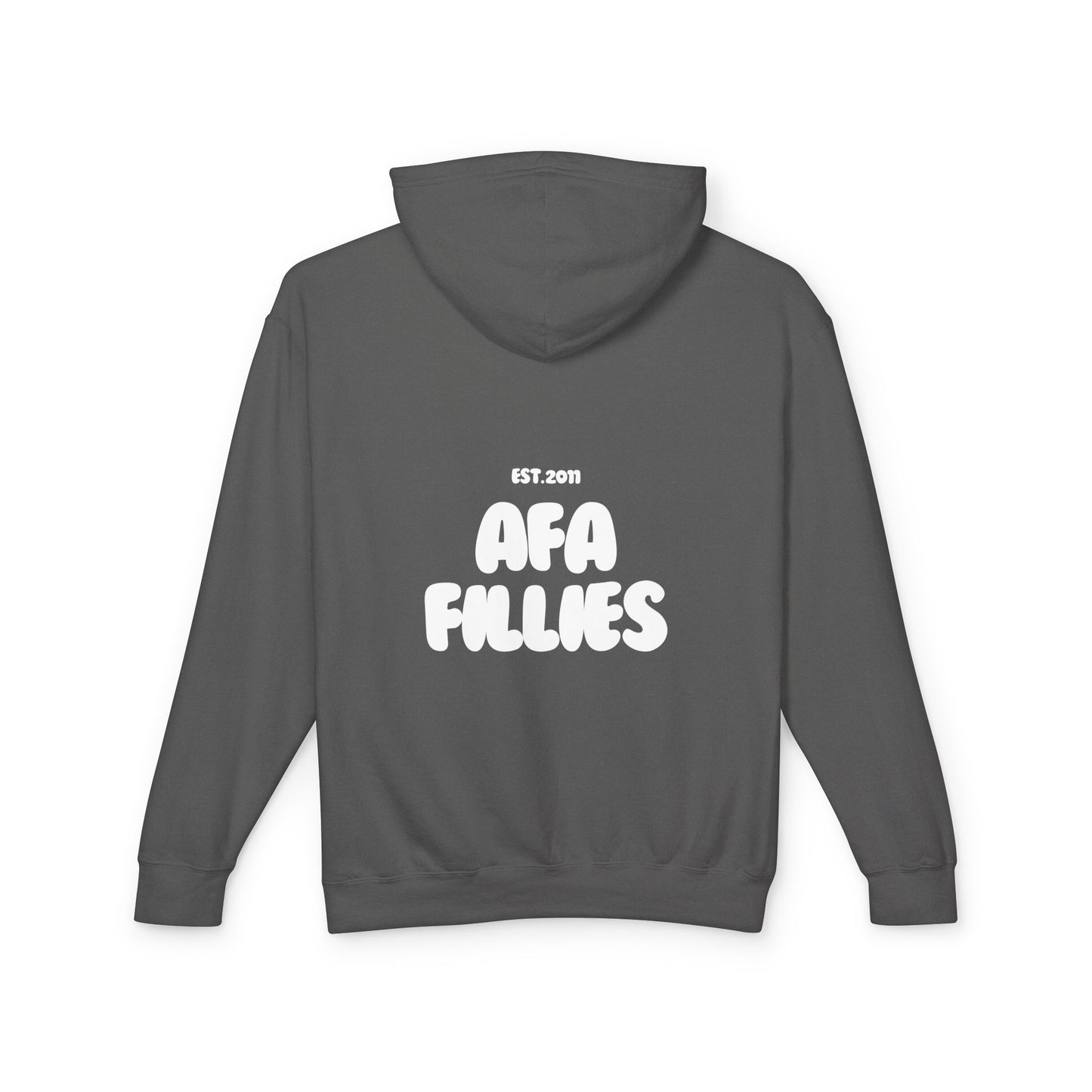 AFA Bubble Font Unisex Lightweight Hooded Sweatshirt-No Front Pocket