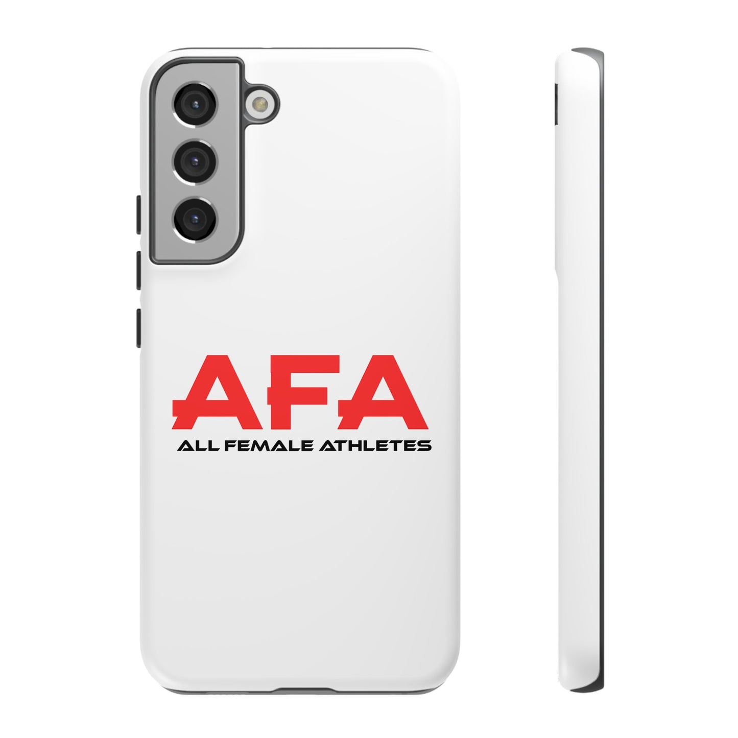 Red and Black All Female Athletes Tough Cases Phone Case