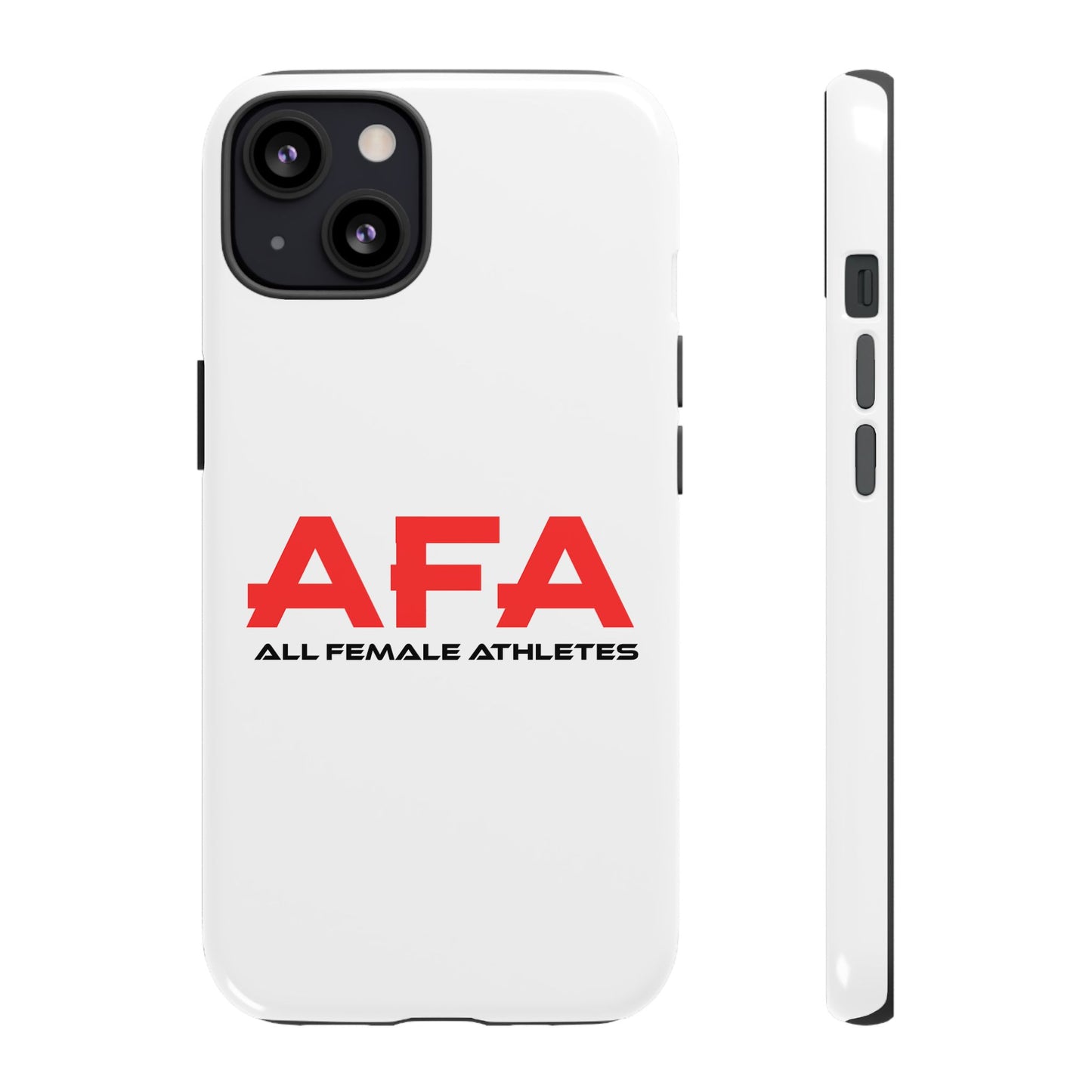 Red and Black All Female Athletes Tough Cases Phone Case