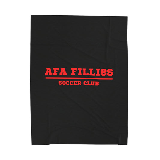 Red AFA Velveteen Plush Blanket