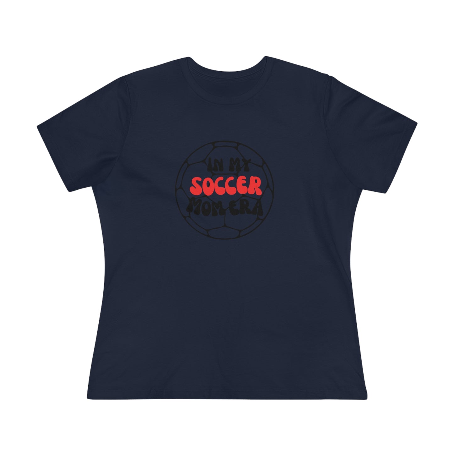 Red In My Soccer Mom Era Women's Cotton Tee