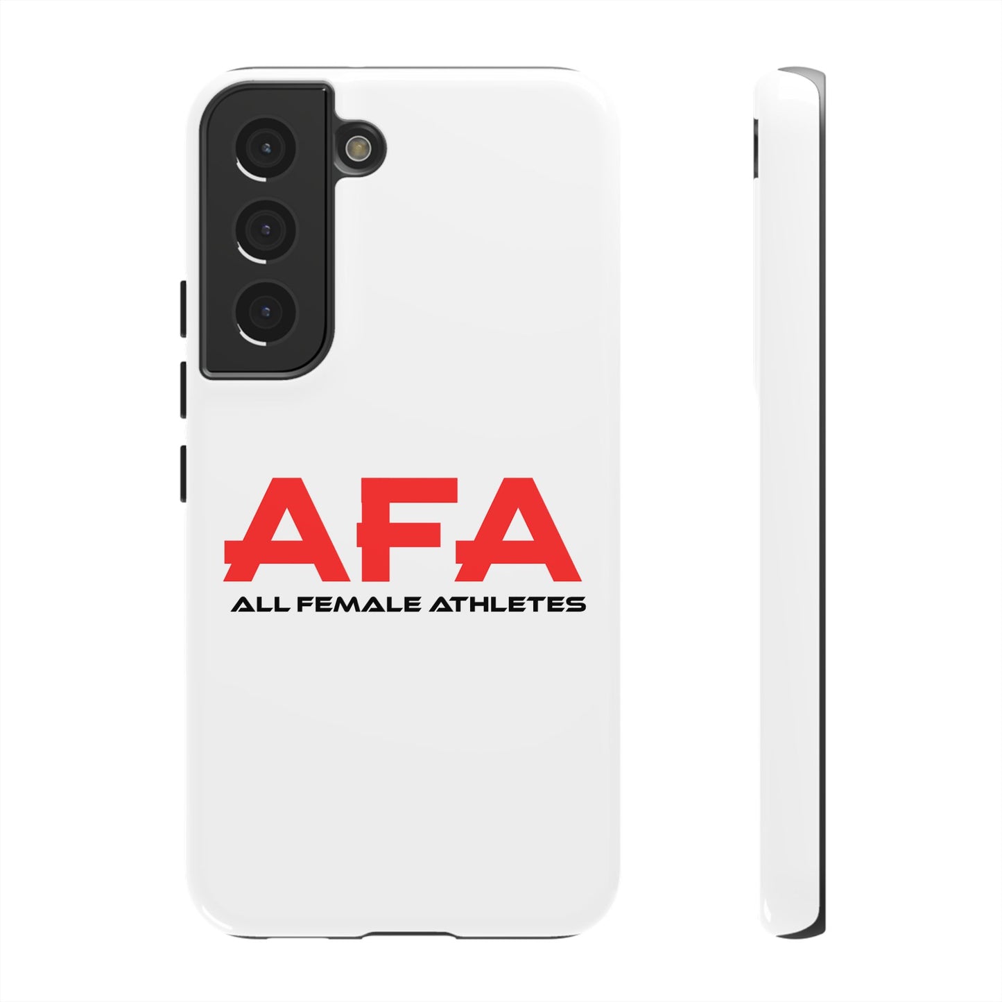 Red and Black All Female Athletes Tough Cases Phone Case