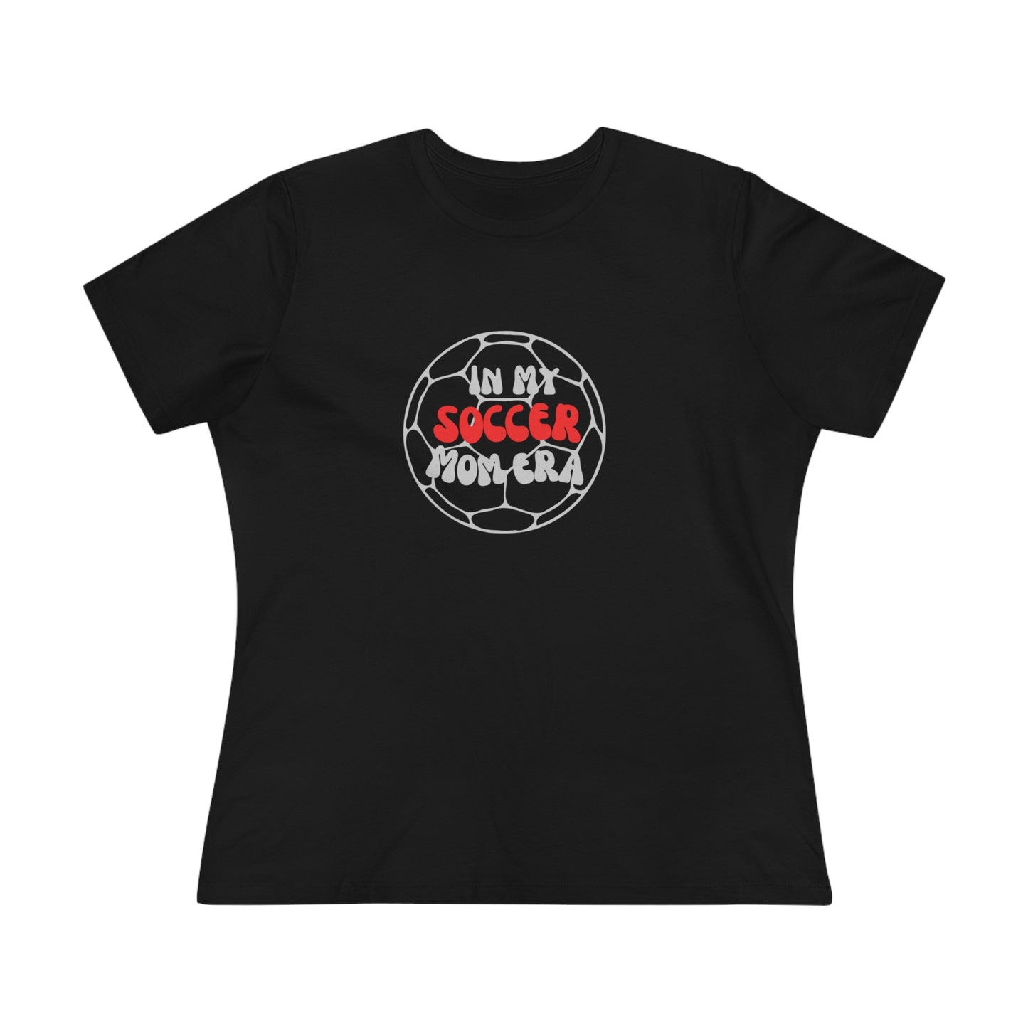 Red In My Soccer Mom Era Women's Cotton Tee