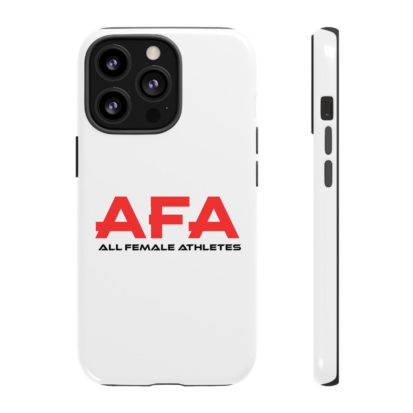 Red and Black All Female Athletes Tough Cases Phone Case