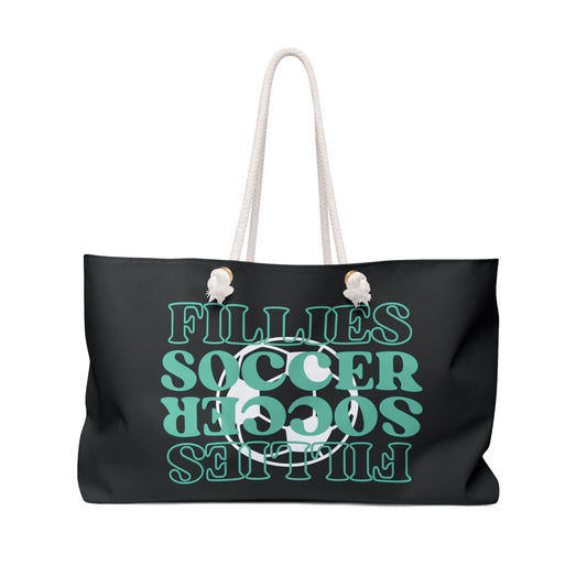 Green/Black Fillies Soccer Weekender Bag