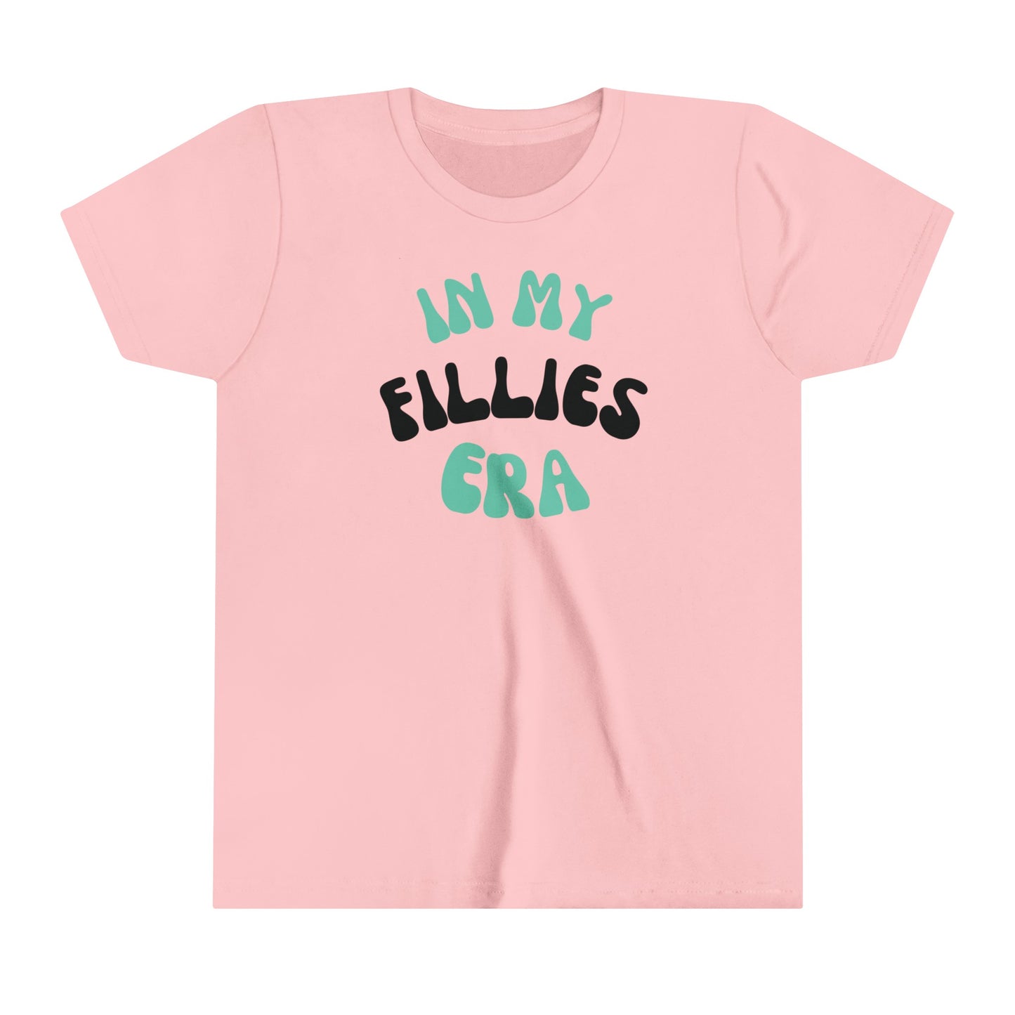 Teal In My Fillies Era Youth Short Sleeve Tee