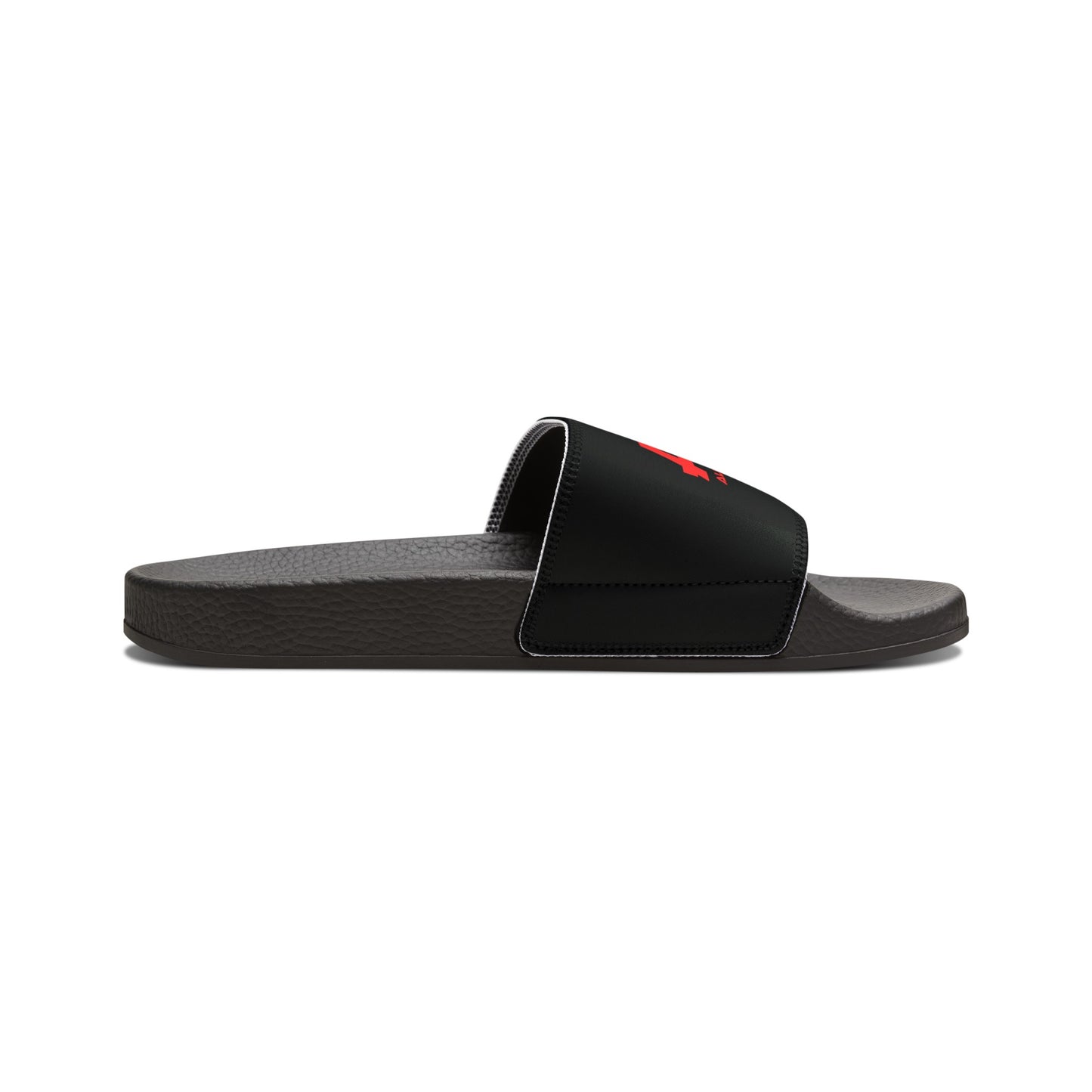 Red All Female Athletes Youth PU Slide Sandals