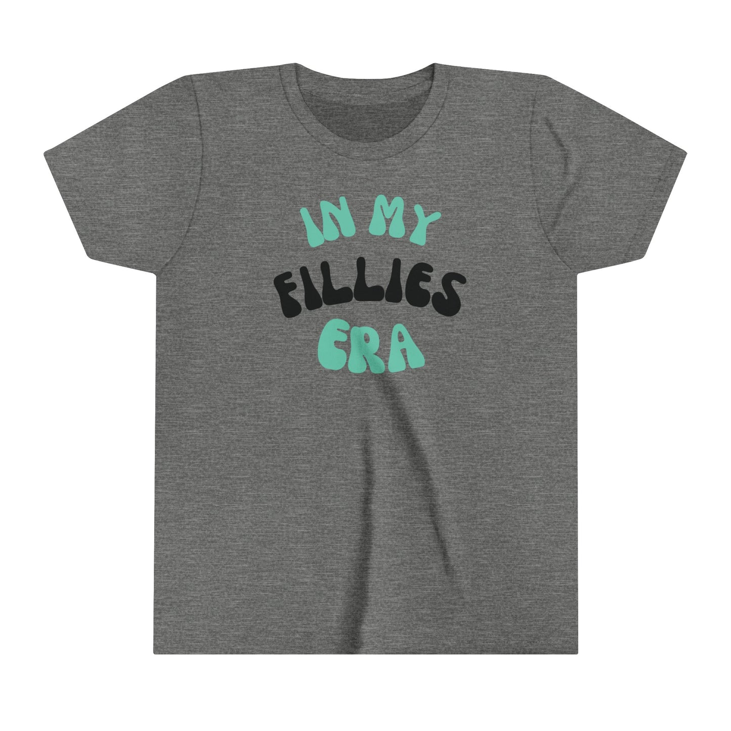 Teal In My Fillies Era Youth Short Sleeve Tee