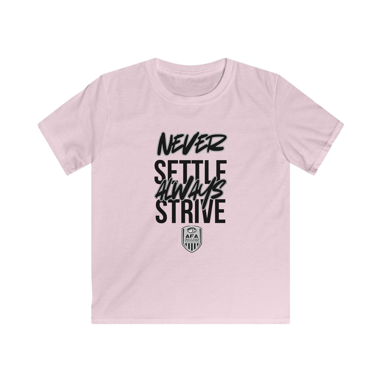 Fillies Never Settle, Always Strive Youth Shirt