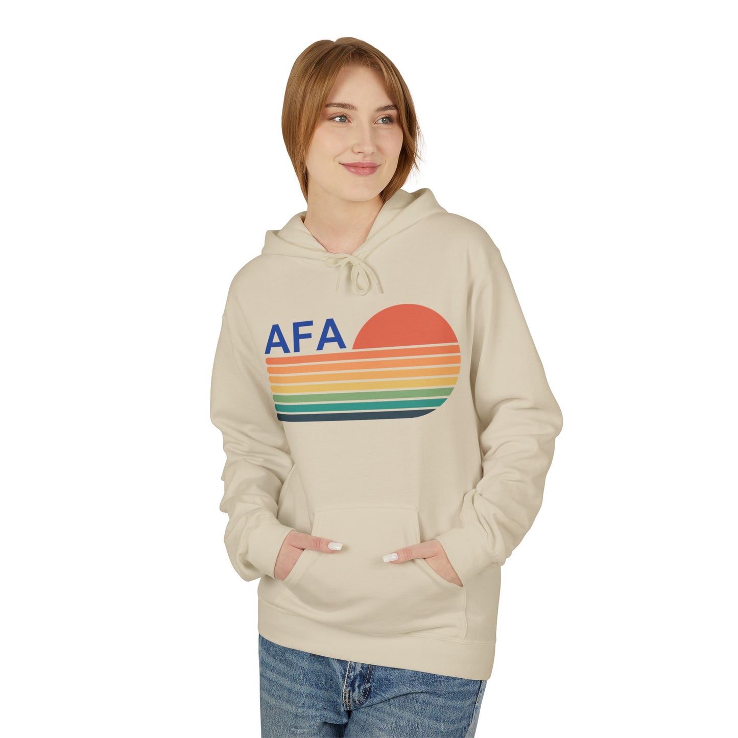 Retro AFA Sunset Aviator Fleece Hoodie