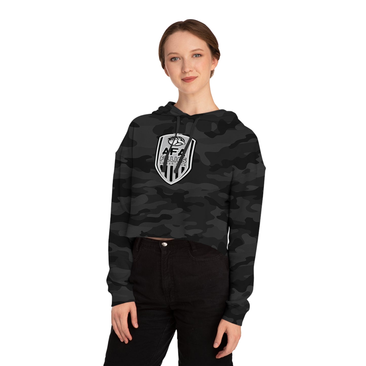 AFA Fillies Shield Women’s Cropped Hooded Sweatshirt