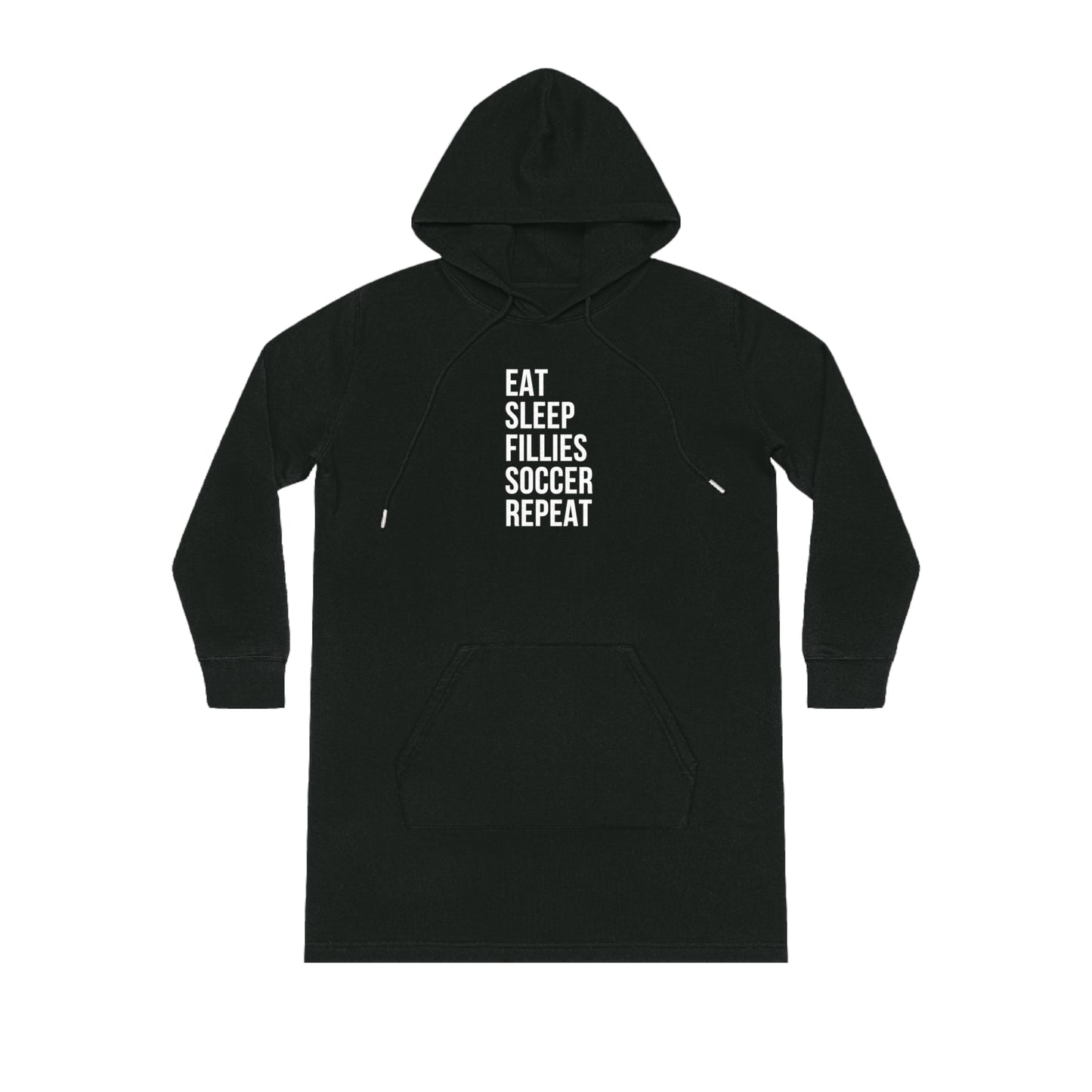 Eat Sleep Fillies Soccer Repeat Streeter Hoodie Dress