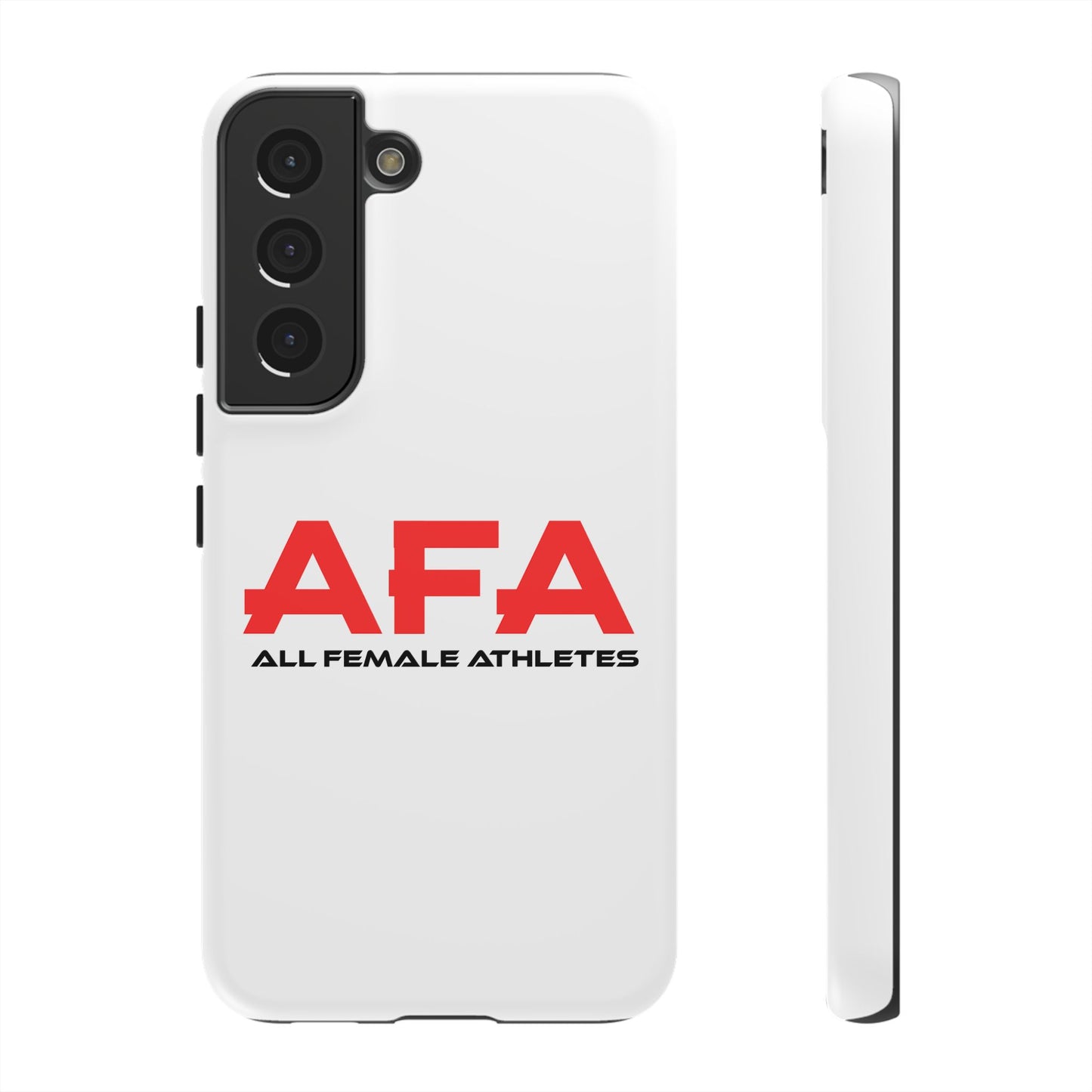 Red and Black All Female Athletes Tough Cases Phone Case