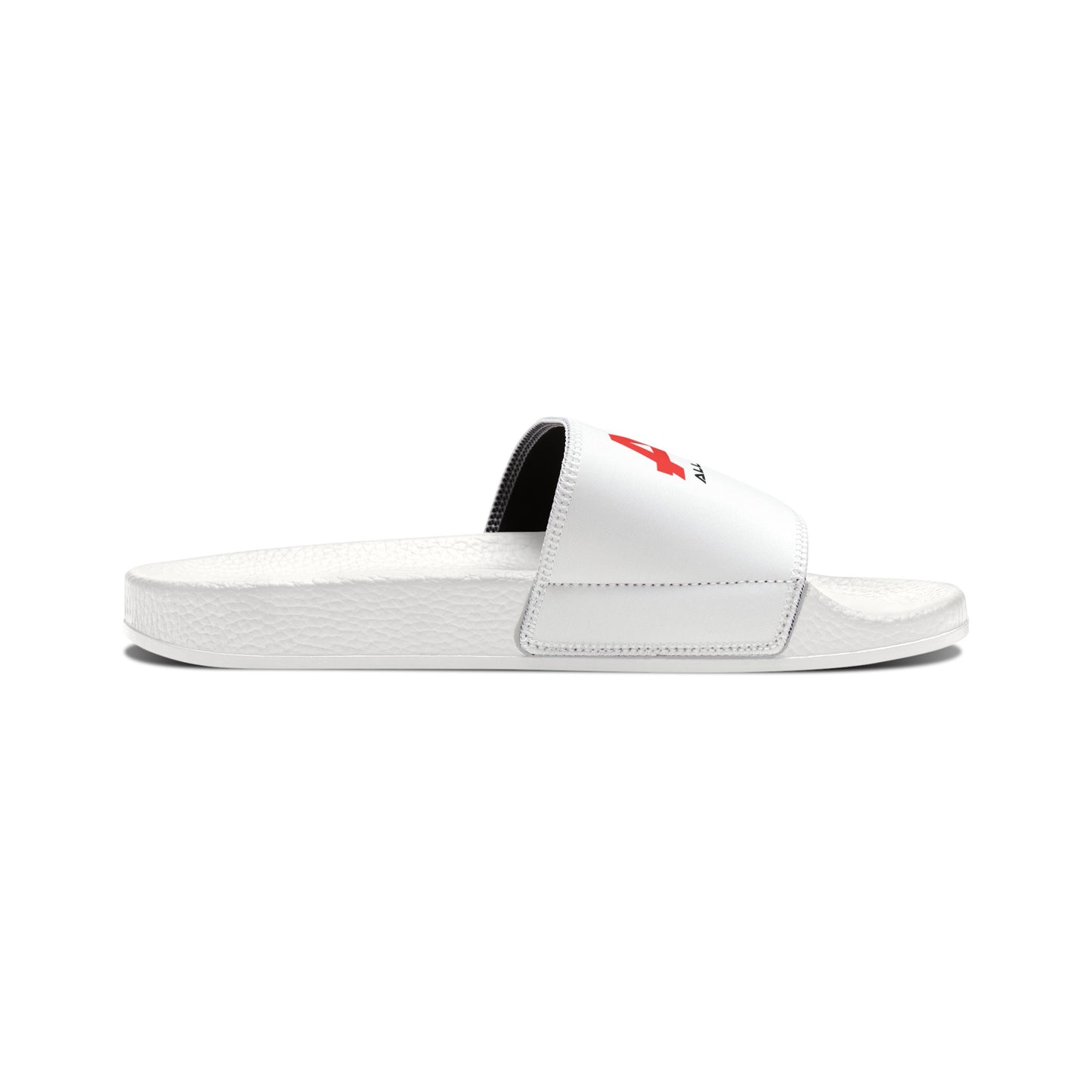 Red All Female Athletes Men's PU Slide Sandals