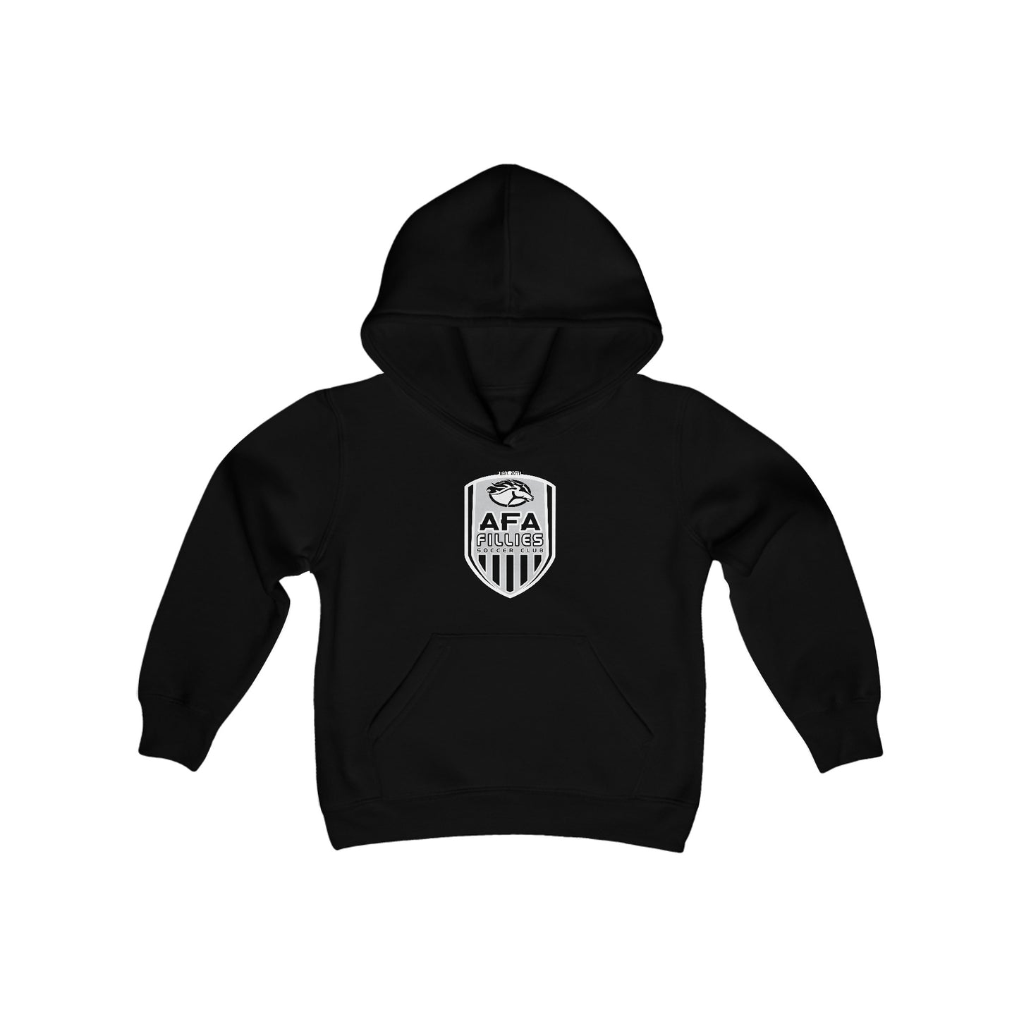 Youth Fillies Shield Heavy Blend Hooded Sweatshirt