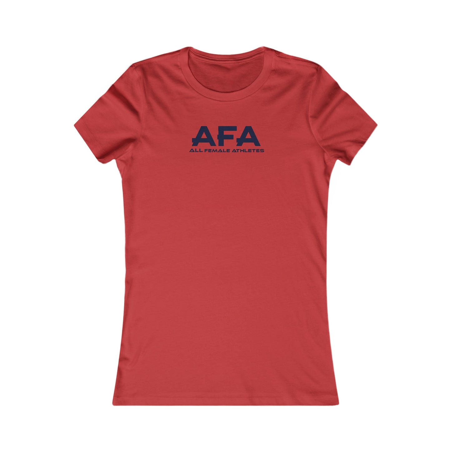 Red All Female Athletes Women's Favorite Tee