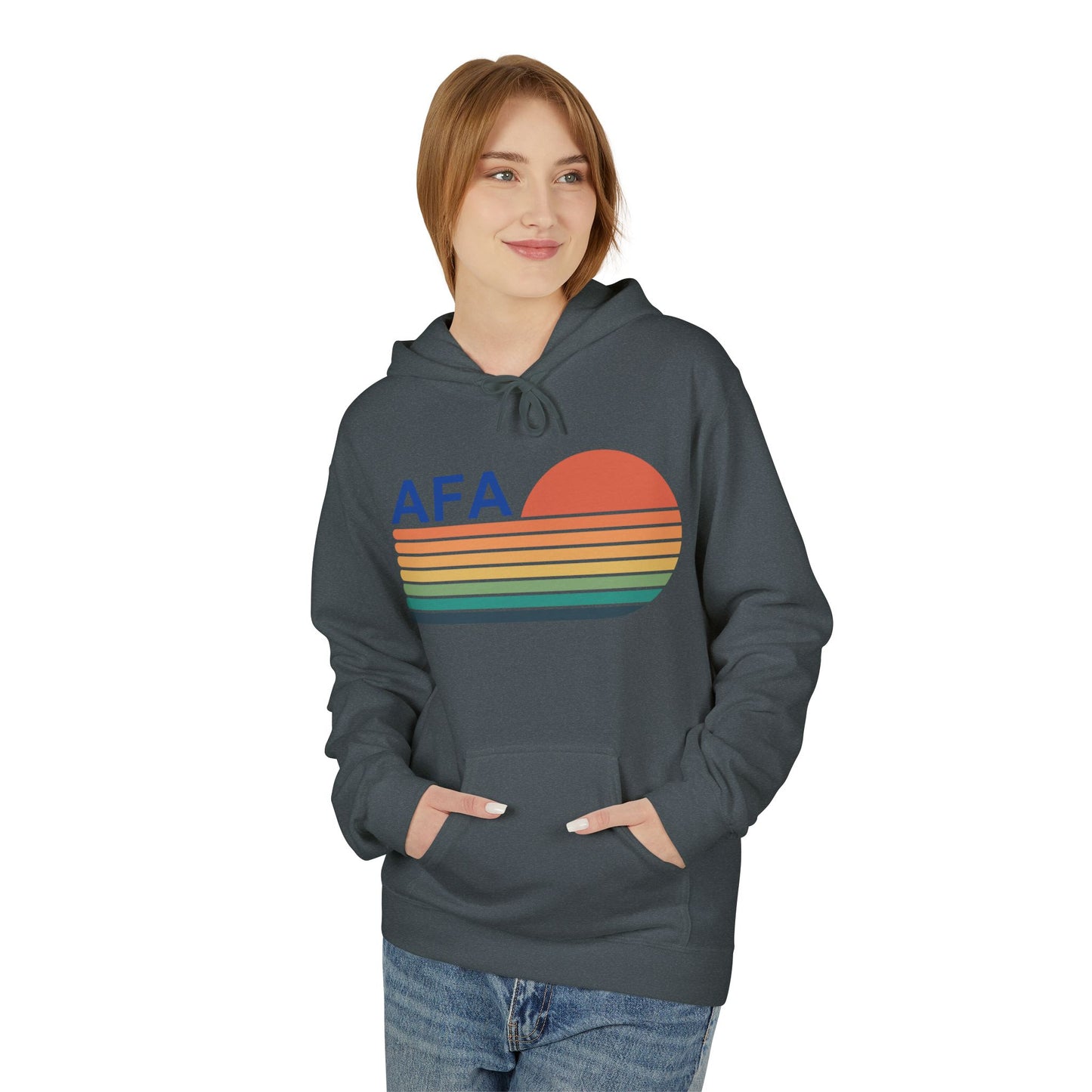 Retro AFA Sunset Aviator Fleece Hoodie