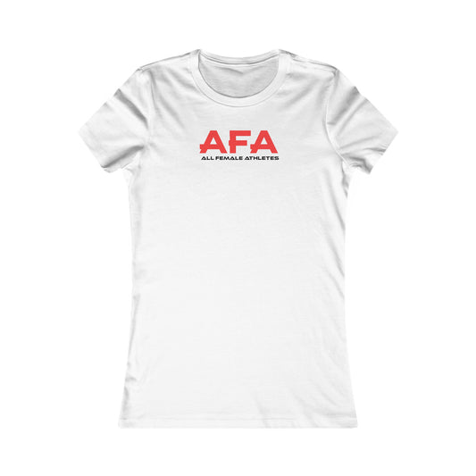 Red All Female Athletes Women's Favorite Tee