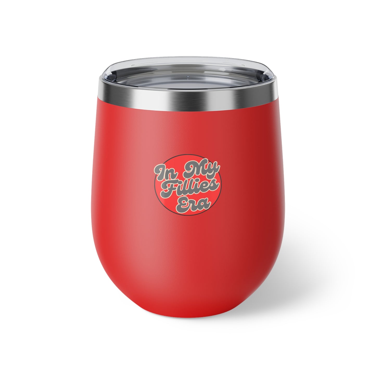 Red In My Fillies Era Copper Vacuum Insulated Cup, 12oz