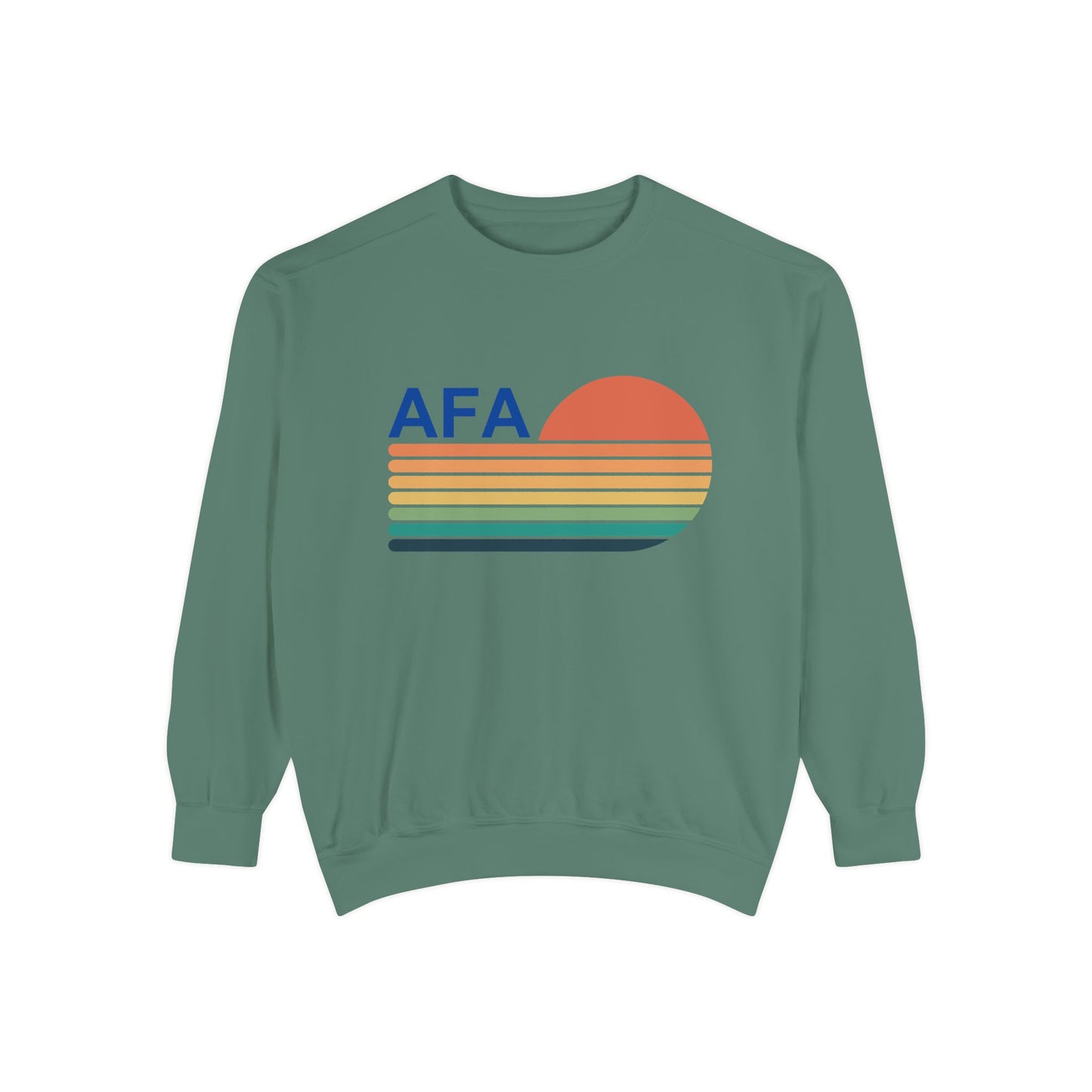 AFA Retro Sunset Gradient Aviator Sweatshirt