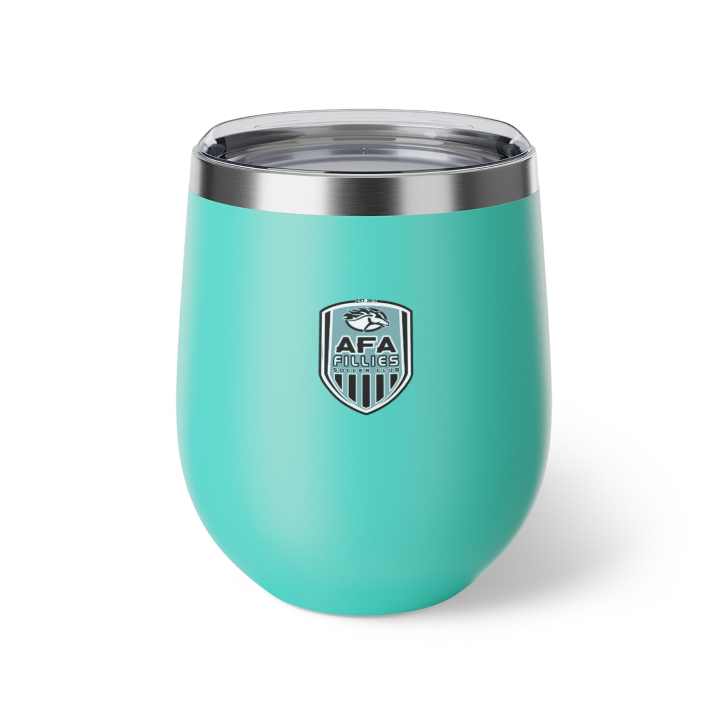 Green Fillies Logo Copper Vacuum Insulated Cup, 12oz