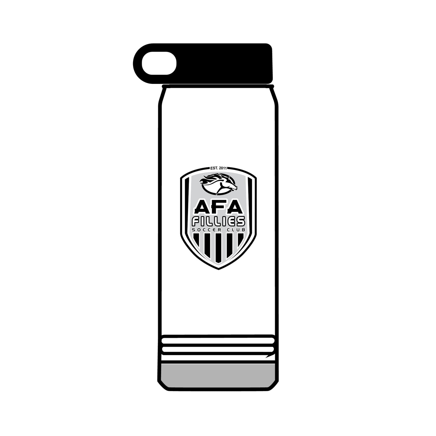 AFA Fillies Shield Water Bottle, 32oz