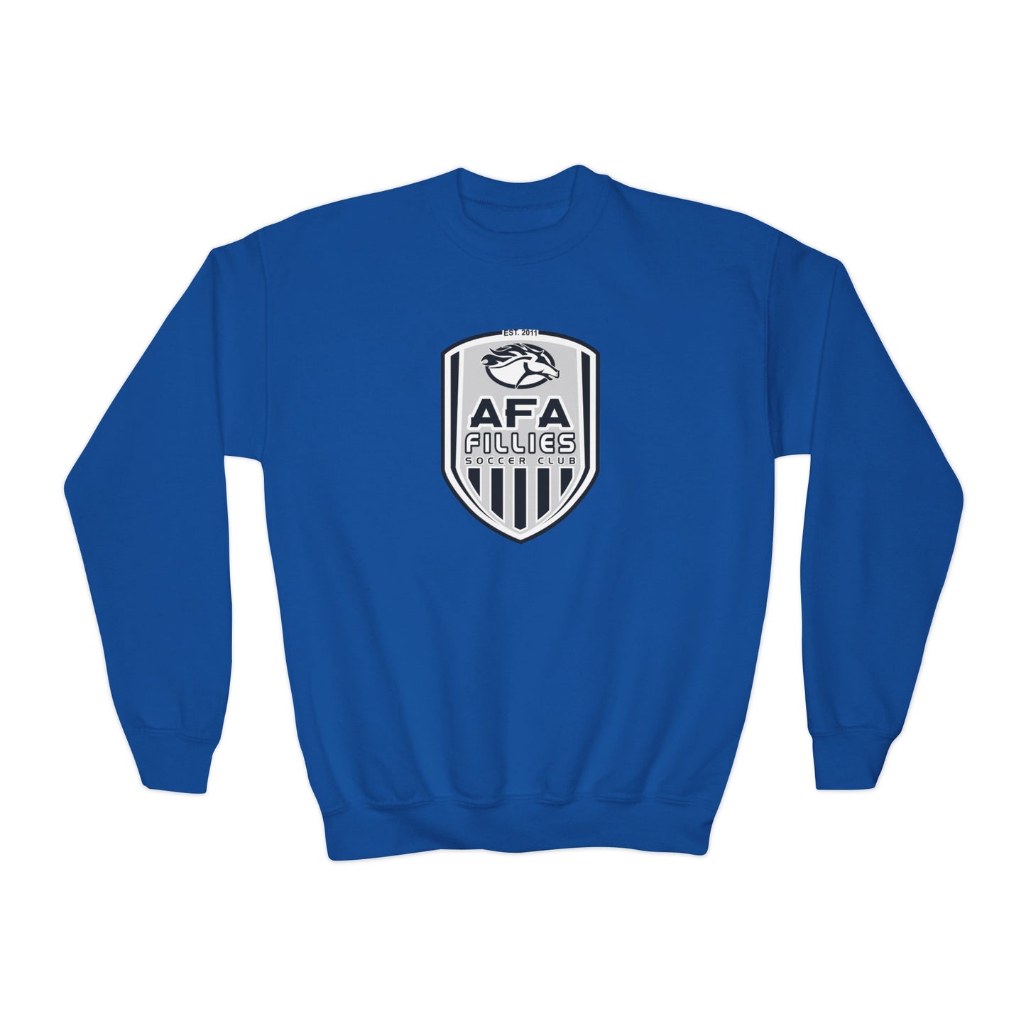 Fillies Shield Youth Crewneck Sweatshirt