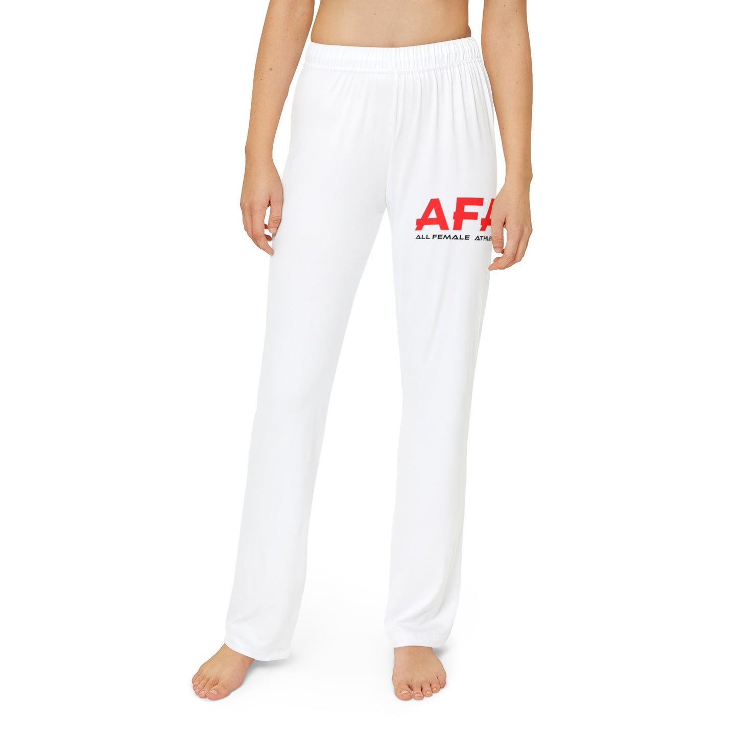 Red All Female Athletes Kids Pajama Pants