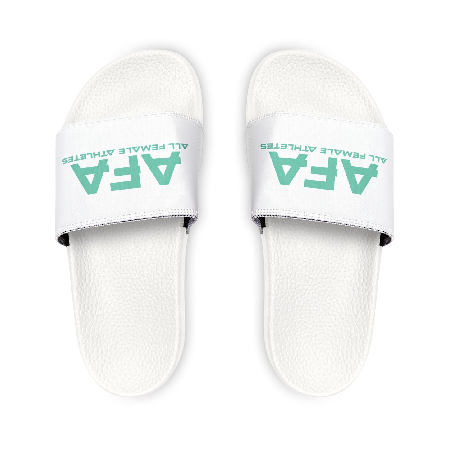 Light Green All Female Athletes Women's PU Slide Sandals