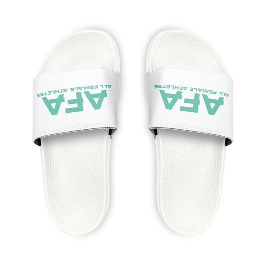 Light Green All Female Athletes Women's PU Slide Sandals