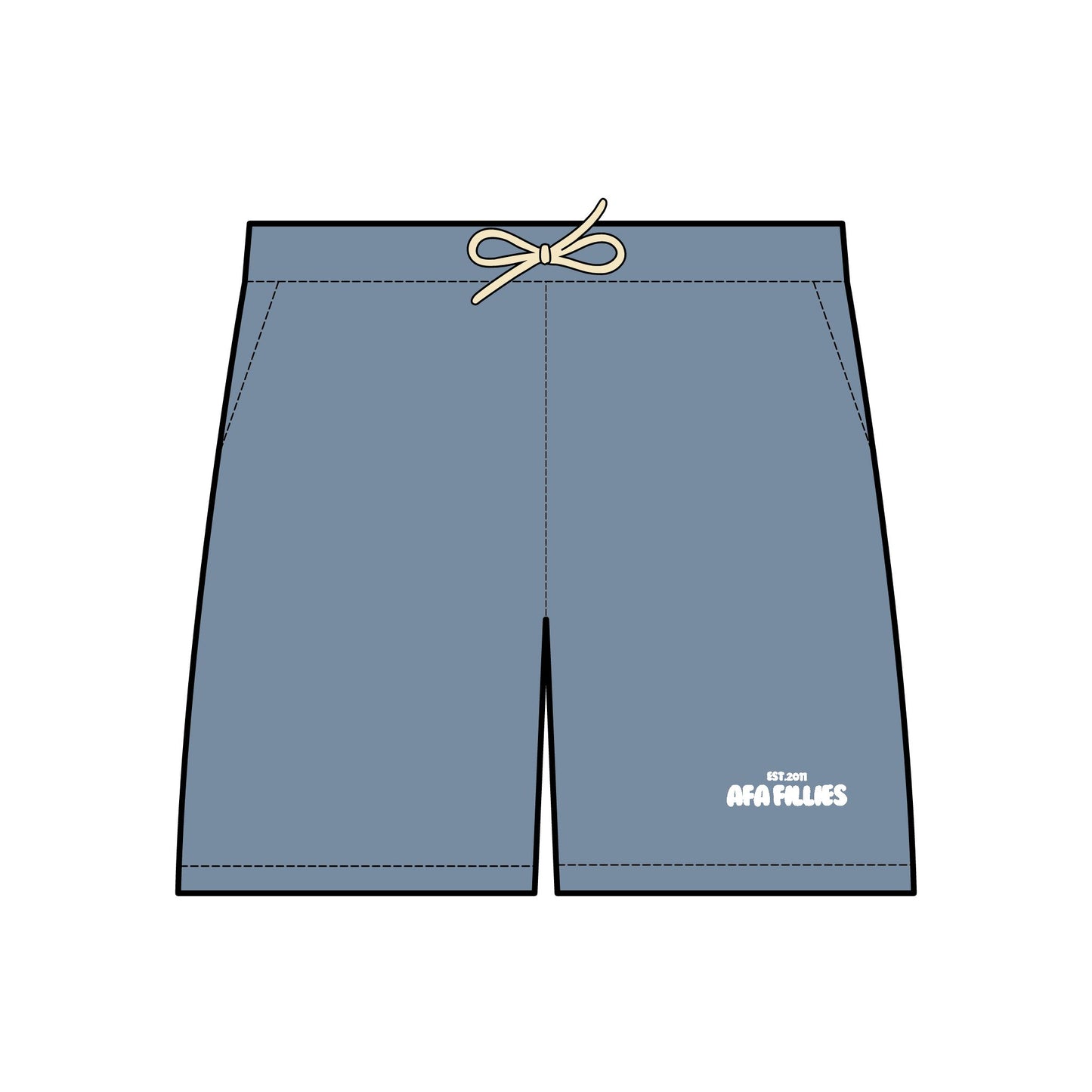 AFA Bubble Font Garment-Dyed Lightweight Fleece Sweat Shorts