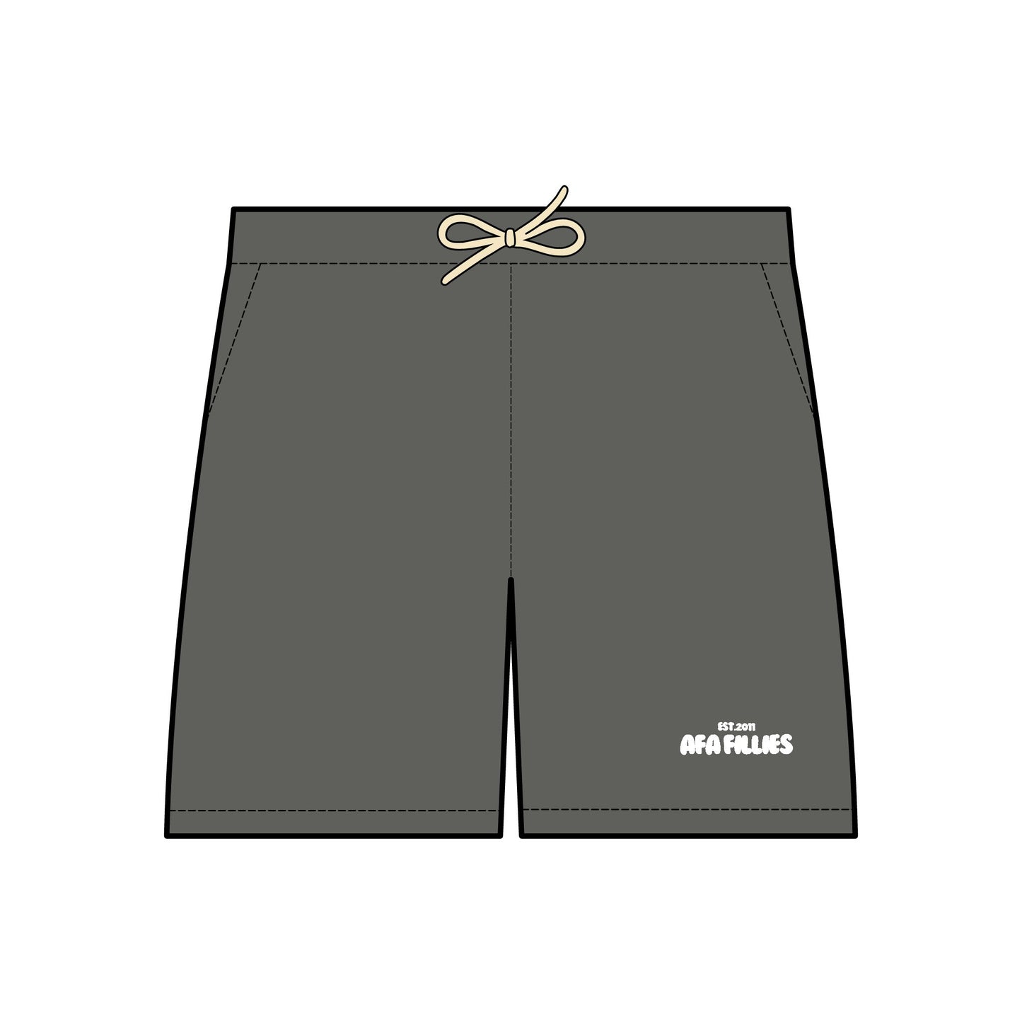 AFA Bubble Font Garment-Dyed Lightweight Fleece Sweat Shorts