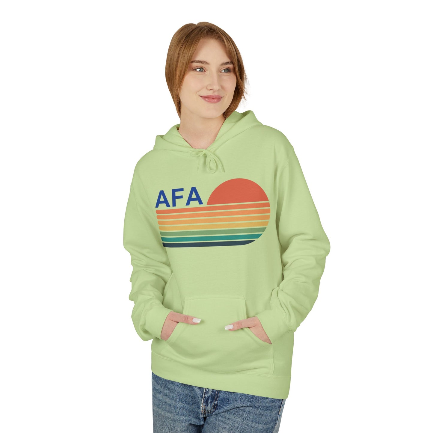 Retro AFA Sunset Aviator Fleece Hoodie