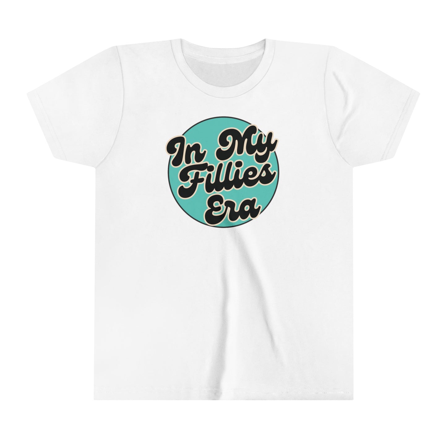 Teal In My Fillies Era Youth Short Sleeve Tee