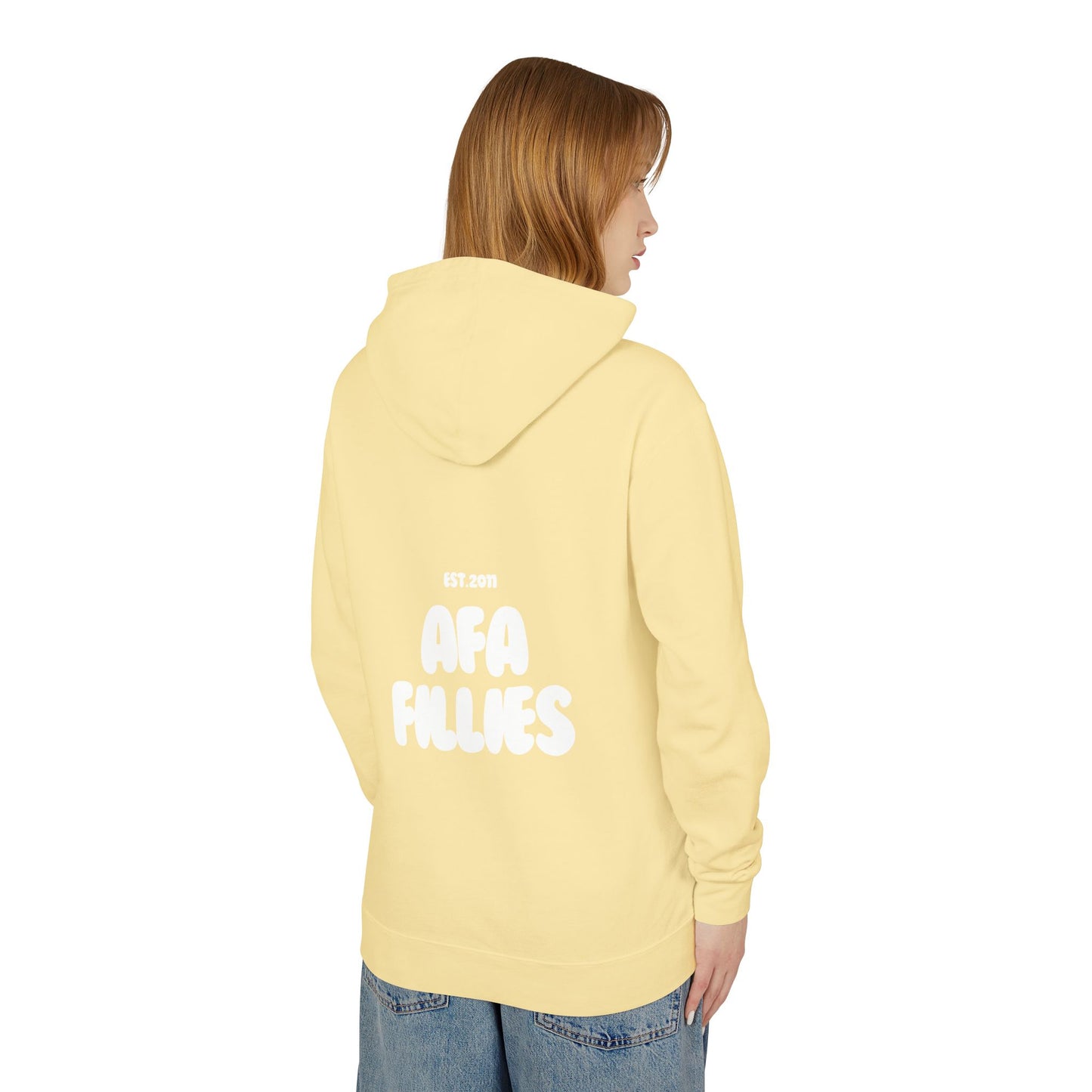 AFA Bubble Font Lightweight Hooded Sweatshirt