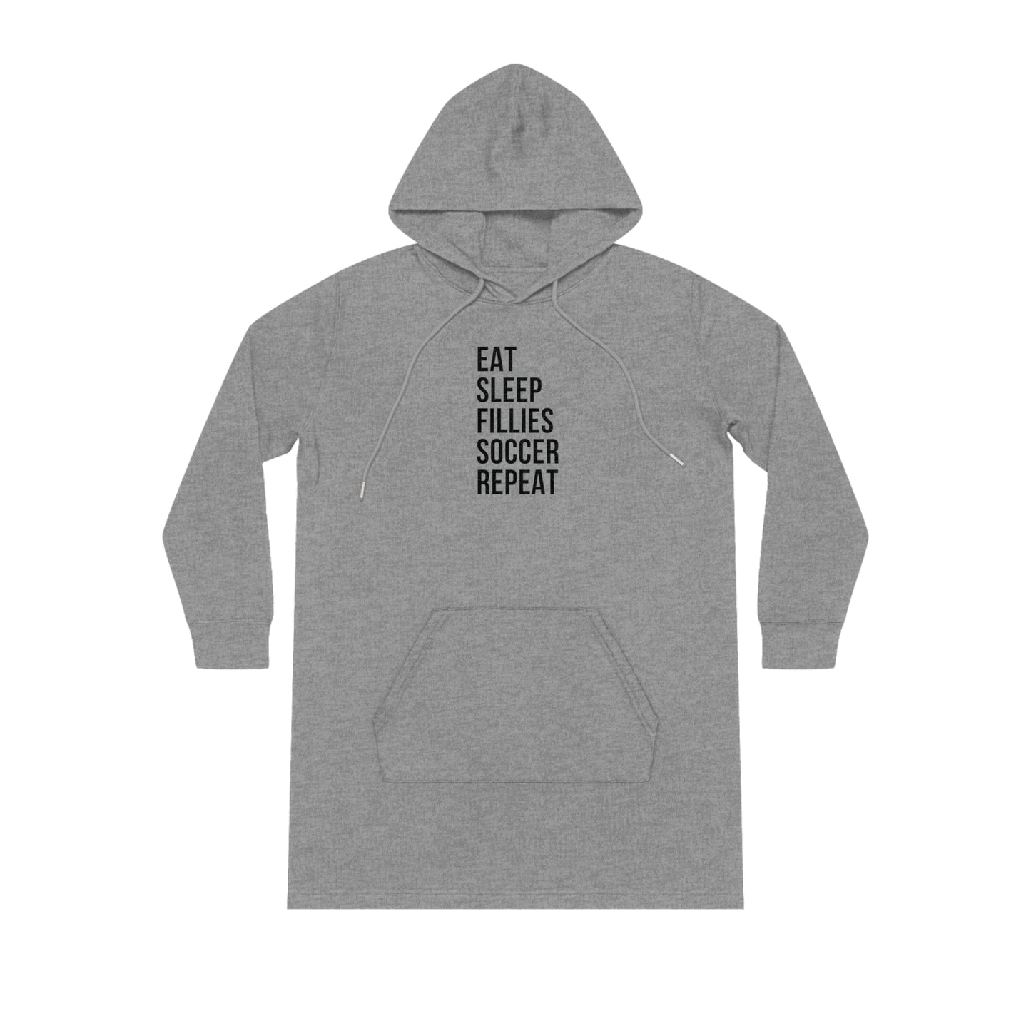 Eat Sleep Fillies Soccer Repeat Streeter Hoodie Dress