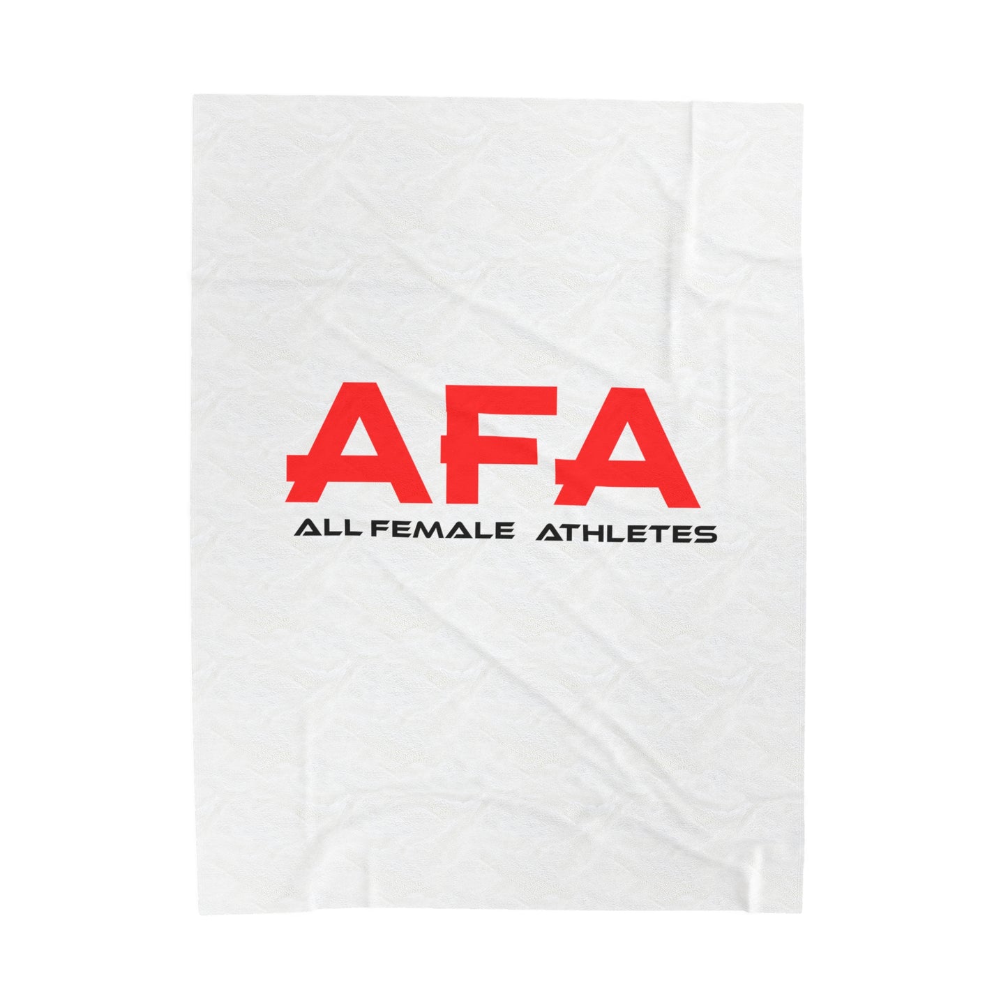 Red AFA Velveteen Plush Blanket