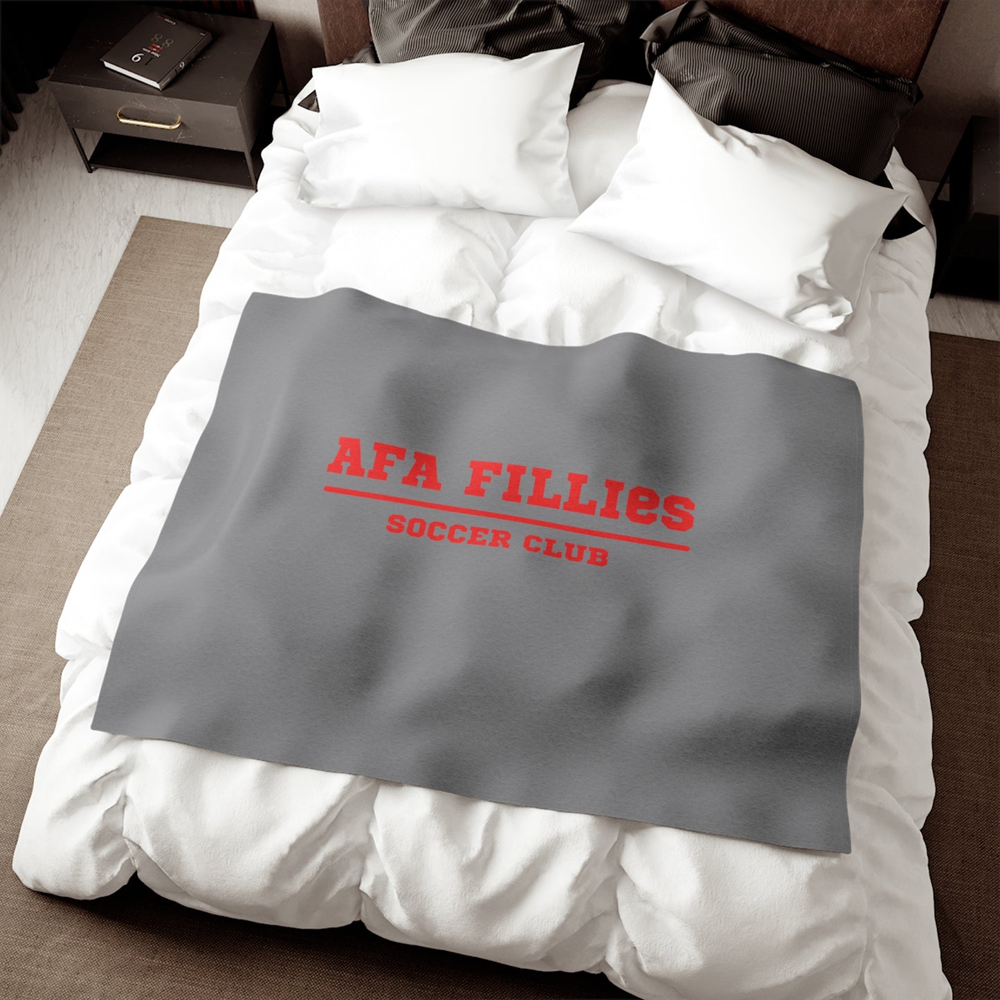 Red AFA Fillies Sweatshirt Blanket