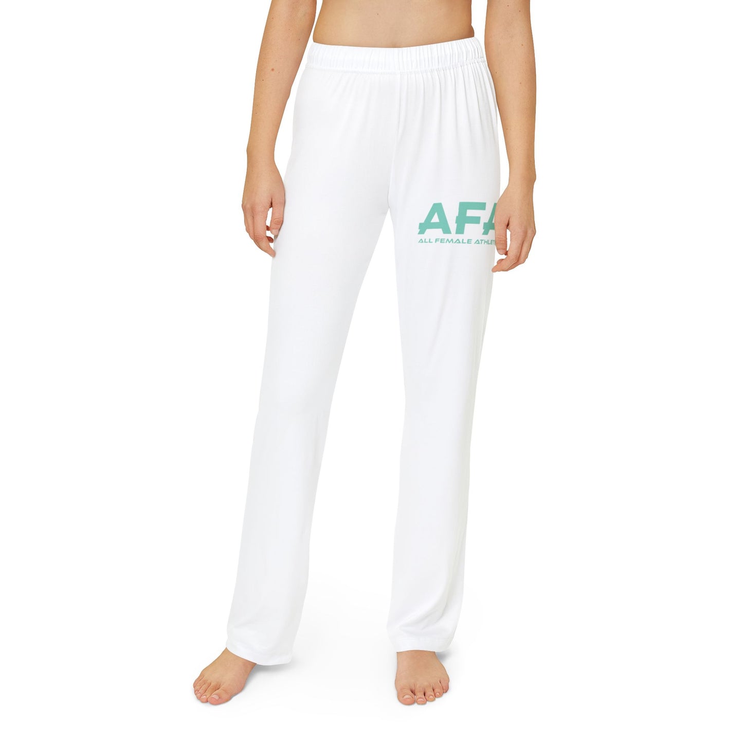 Green All Female Athletes Kids Pajama Pants