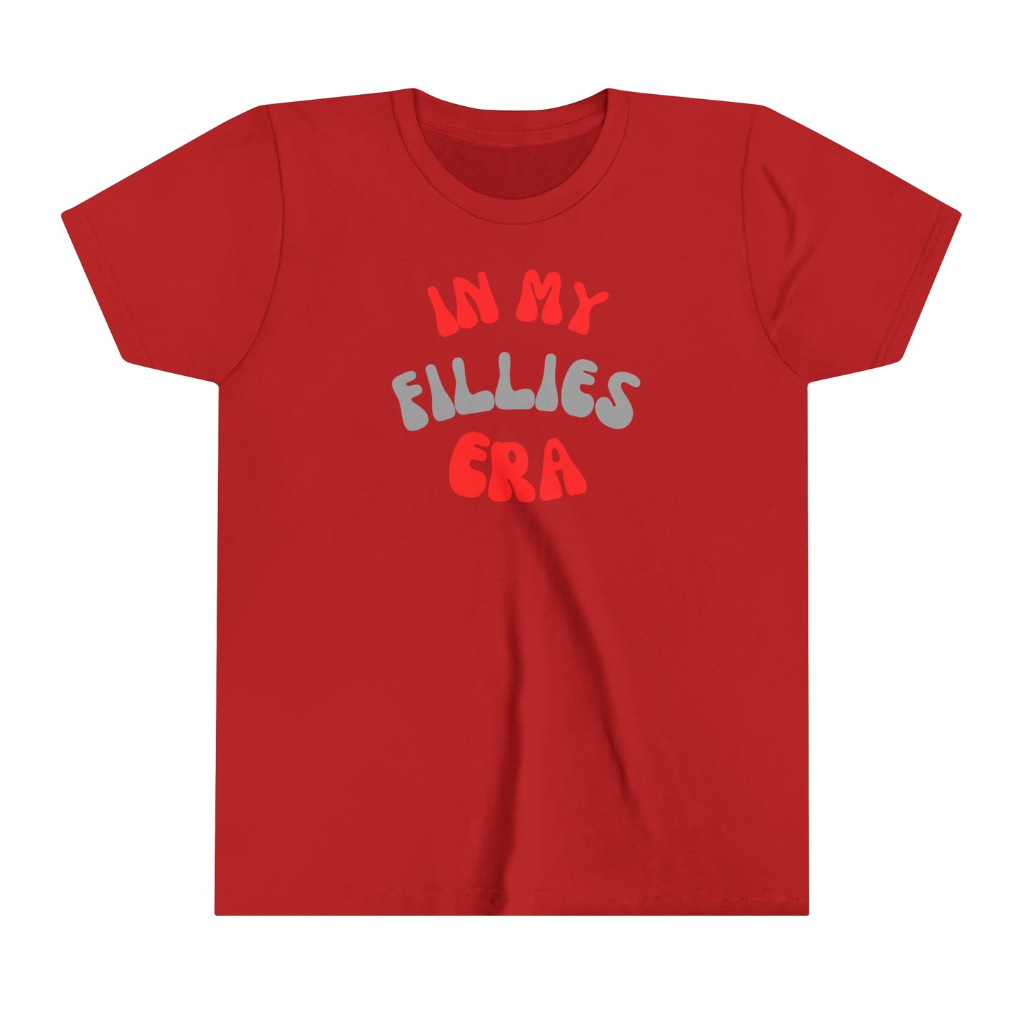 Red In My Fillies Era Youth Short Sleeve Tee