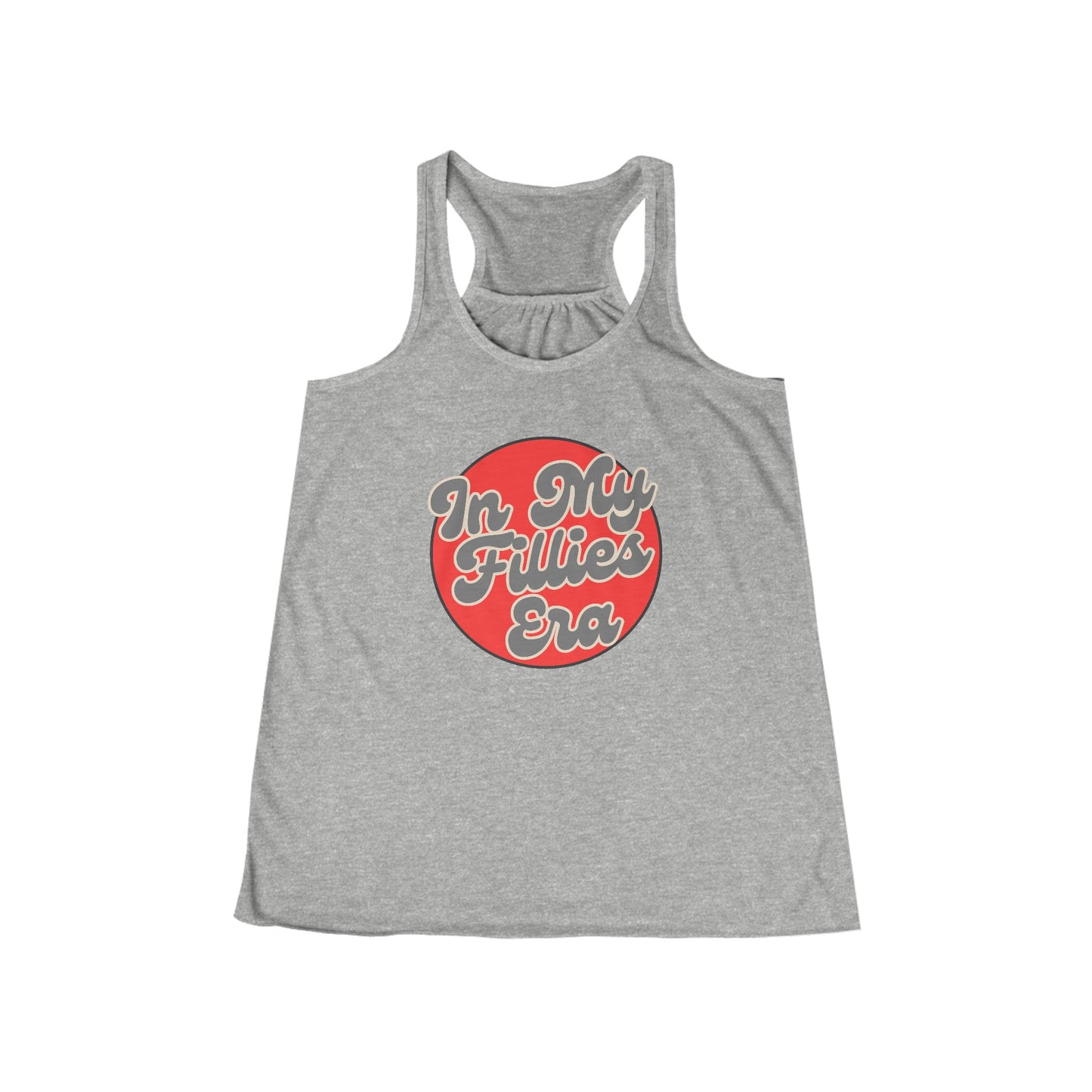 Red In My Fillies Era Women's Flowy Racerback Tank