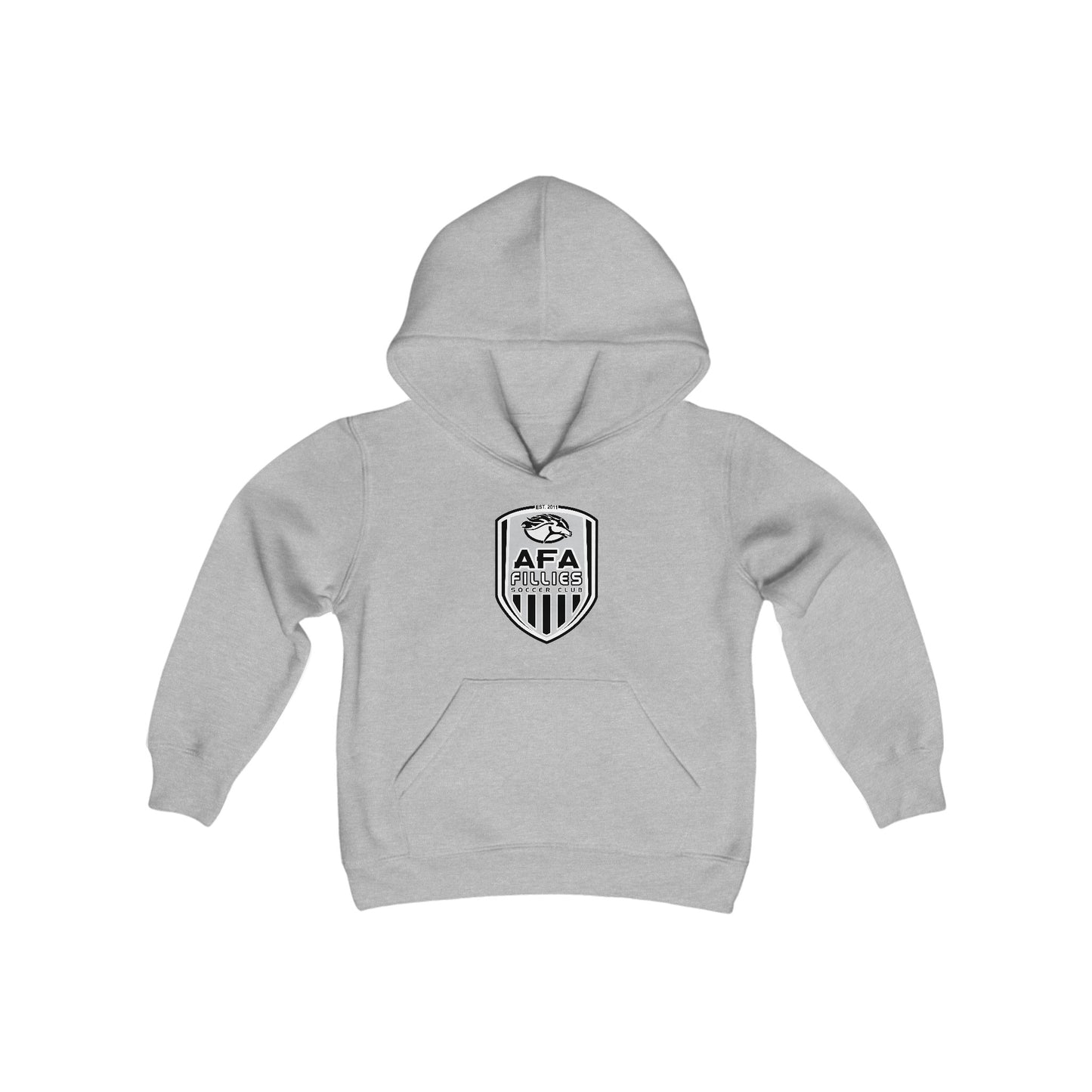 Youth Fillies Shield Heavy Blend Hooded Sweatshirt