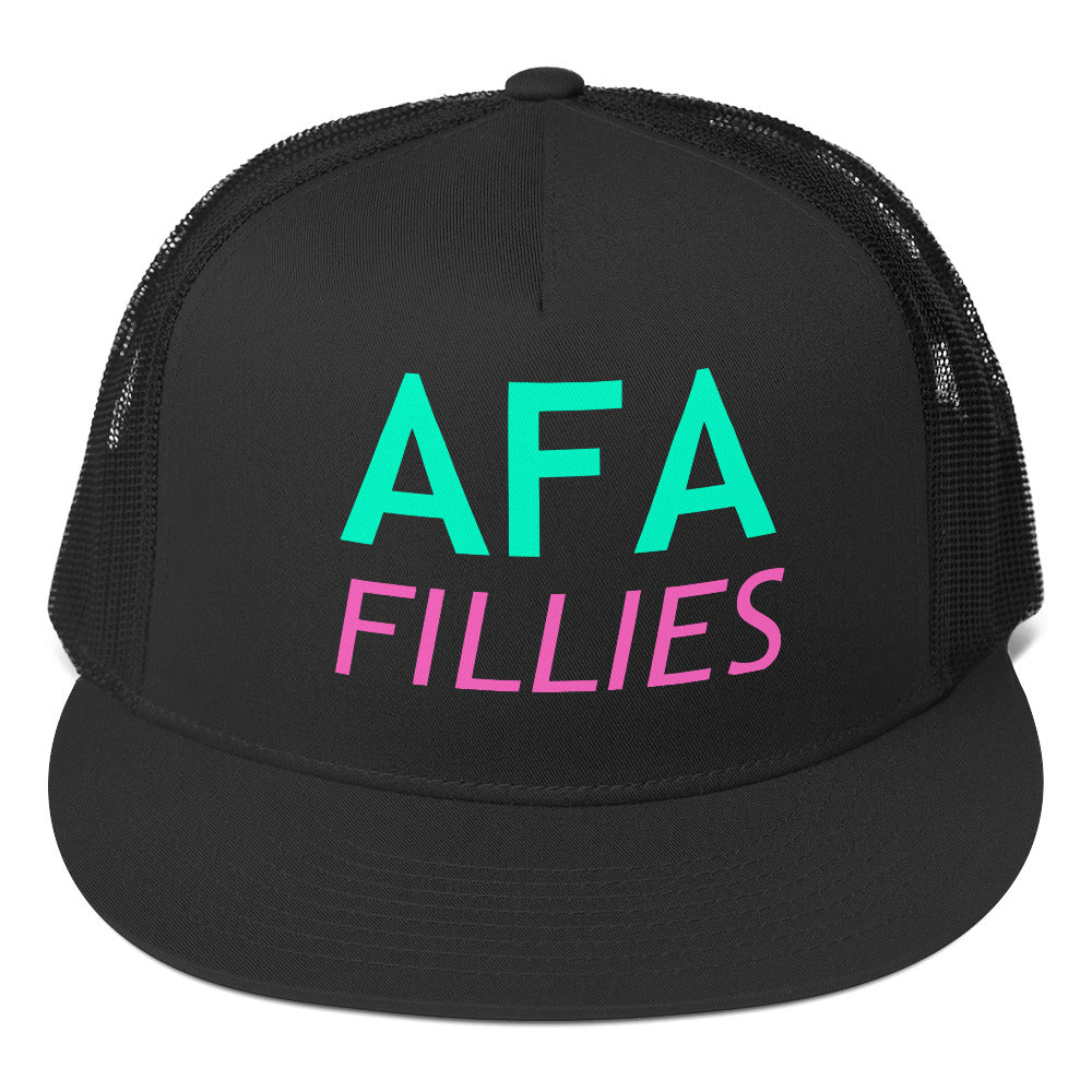 Light Green/Pink AFA Fillies Trucker Cap