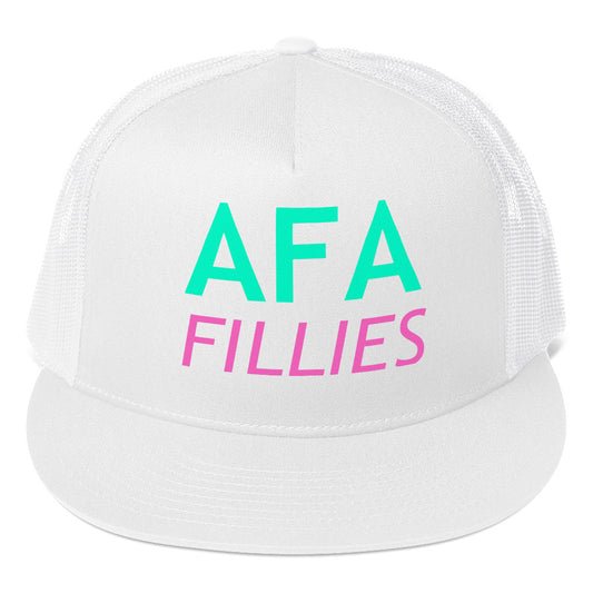 Light Green/Pink AFA Fillies Trucker Cap