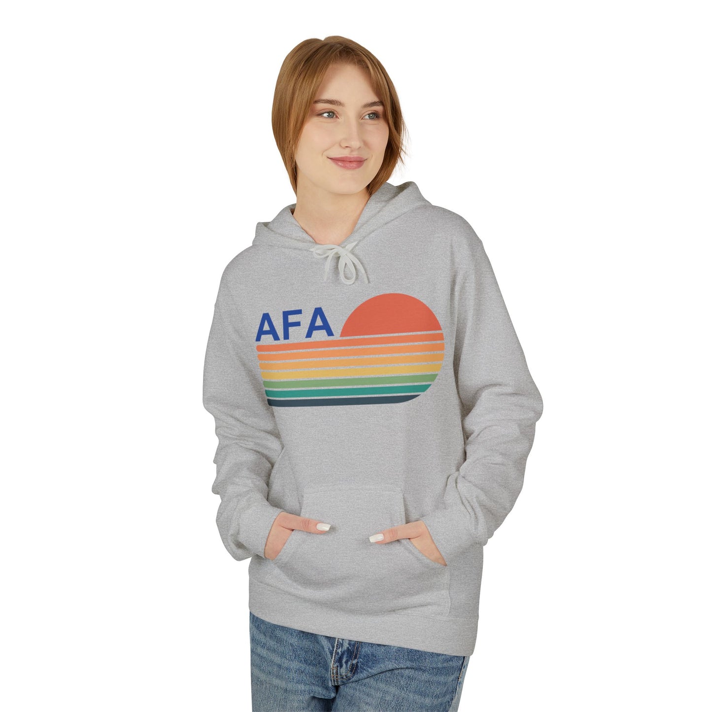 Retro AFA Sunset Aviator Fleece Hoodie