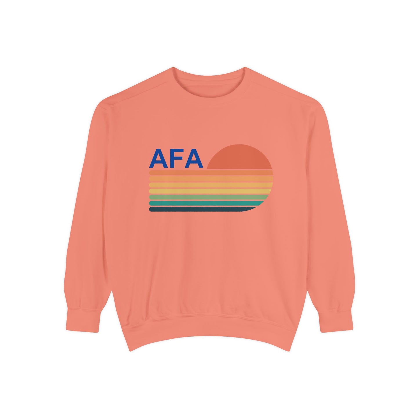 AFA Retro Sunset Gradient Aviator Sweatshirt