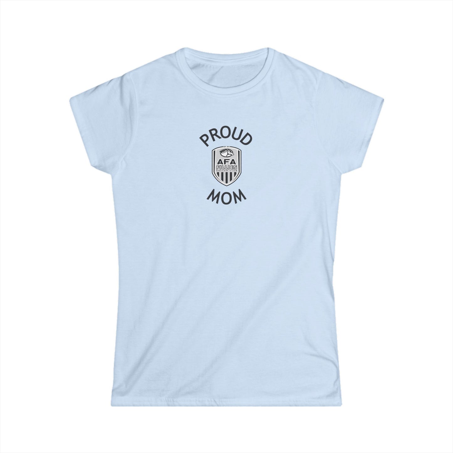 Proud Fillies Mom Softstyle Tee