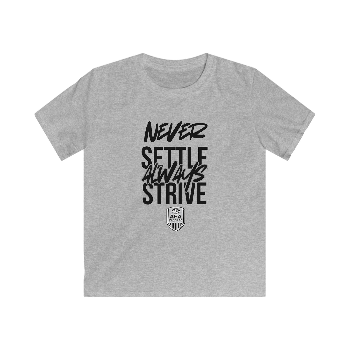 Fillies Never Settle, Always Strive Youth Shirt